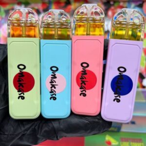 Omakase Disposable Vape device showing sleek design and mouthpiece