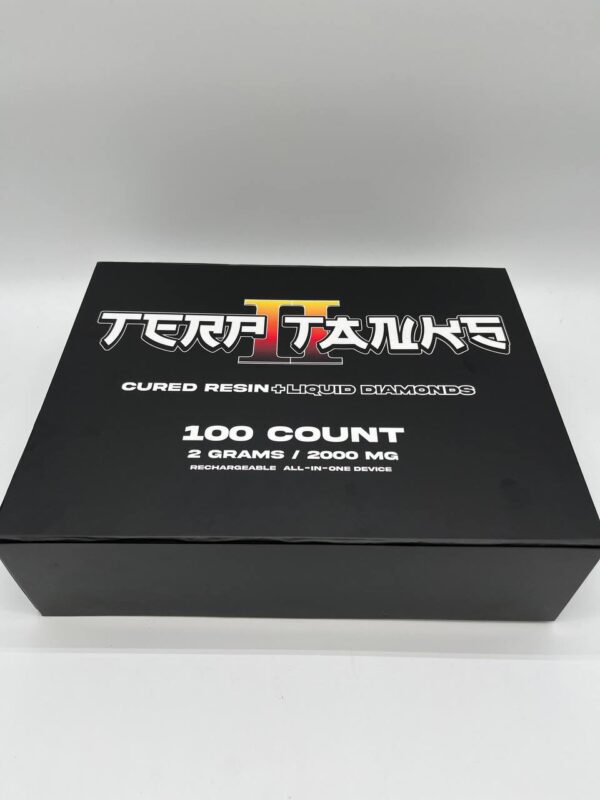 Terp Tanks 2g Disposable vape pen with lab-tested cannabis oil and USB-C charging