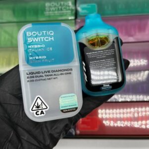 Shop the Boutiq Switch V4 – a sleek, long-lasting disposable vape with rich flavors, 8000 puffs, and no charging required.