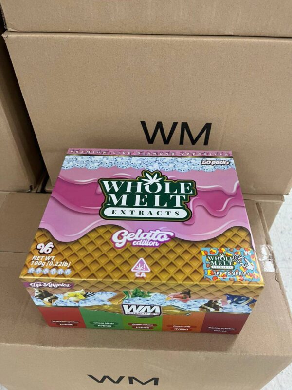 Gelato Edition Whole Melt V6 Vape – 2g Solventless THC Pen