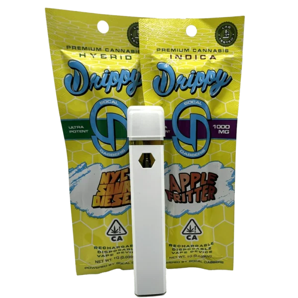 Drippy Disposable THC vape pen with premium cannabis oil