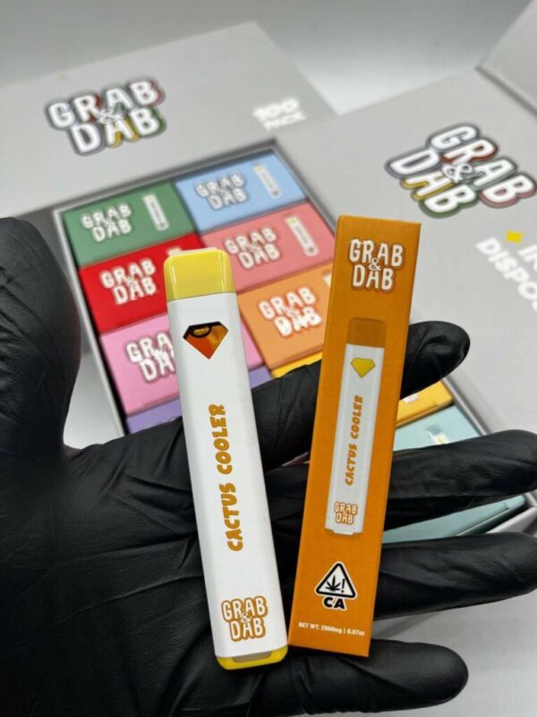 Grab N Dab Disposable cannabis vape pen with sleek design