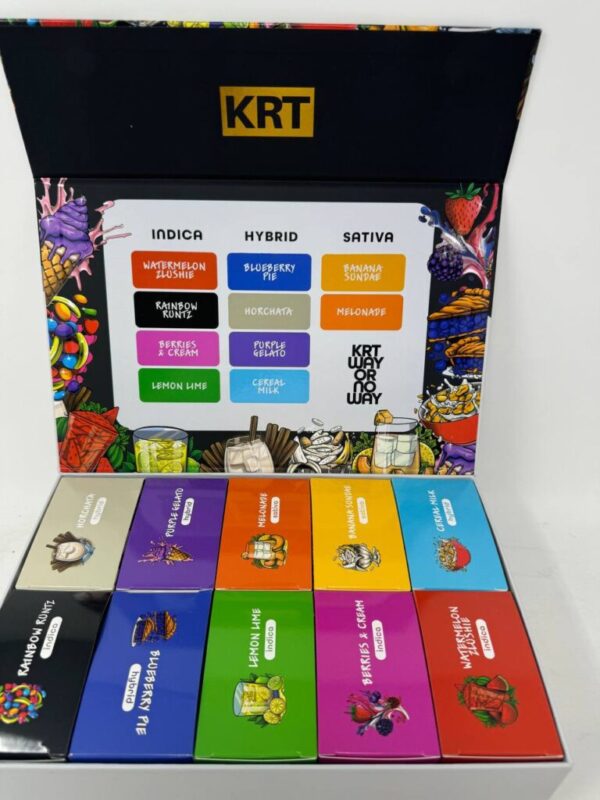KRT Cart 2G Disposable Vape with premium cannabis oil and sleek design