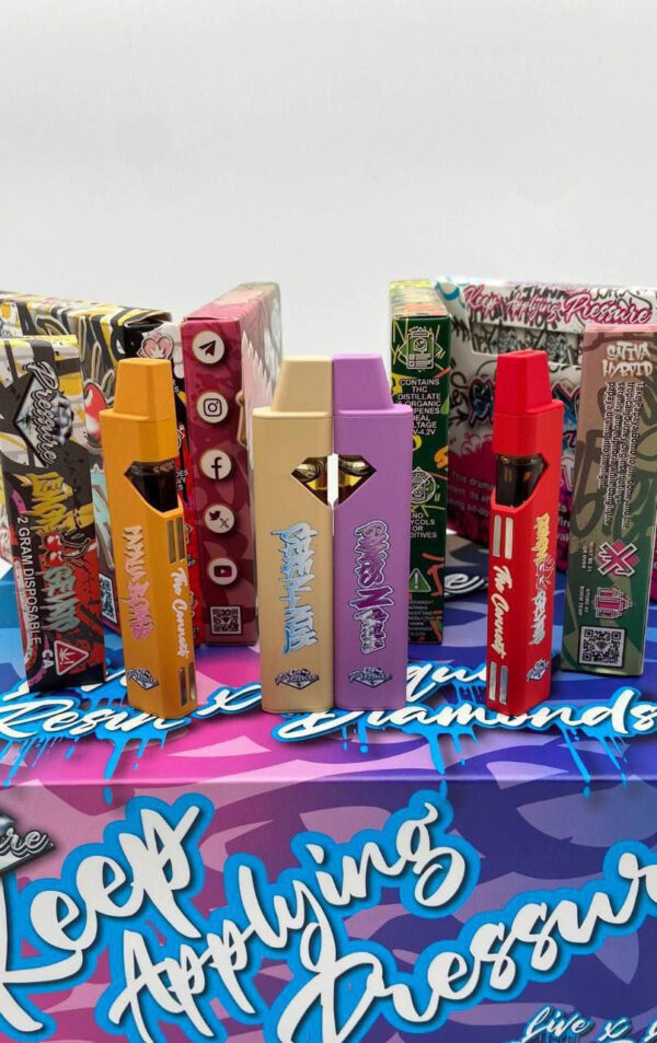 Pressure 2g Disposable Vape Pen with Premium Cannabis Distillate