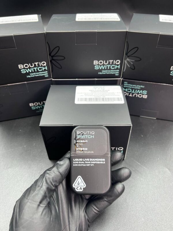 Boutiq Switch V2 Disposable THC Vape – 2g Full-Spectrum, USB-C Rechargeable