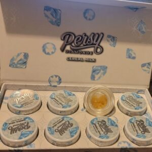 Persy Diamonds Cereal Milk 3.5G jar – premium THC concentrate with fruity and creamy flavor
