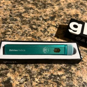 Ghost Disposable vape pen showing mouthpiece and compact design